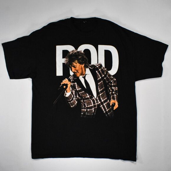 Y2K Rod Stewart Double Sided Tour T-Shirt - XL - Picture 1 of 8